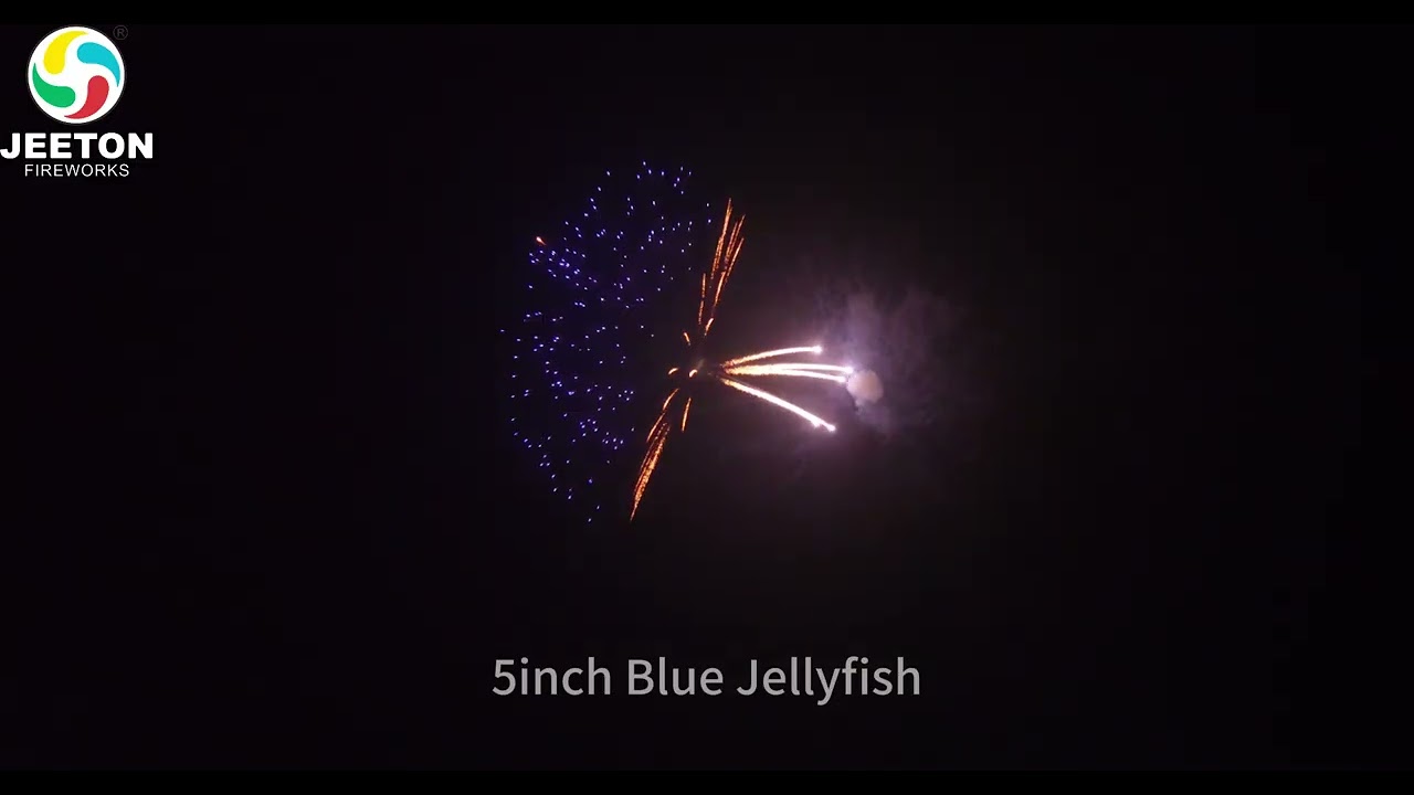 DS050103 5inch Blue Jellyfish