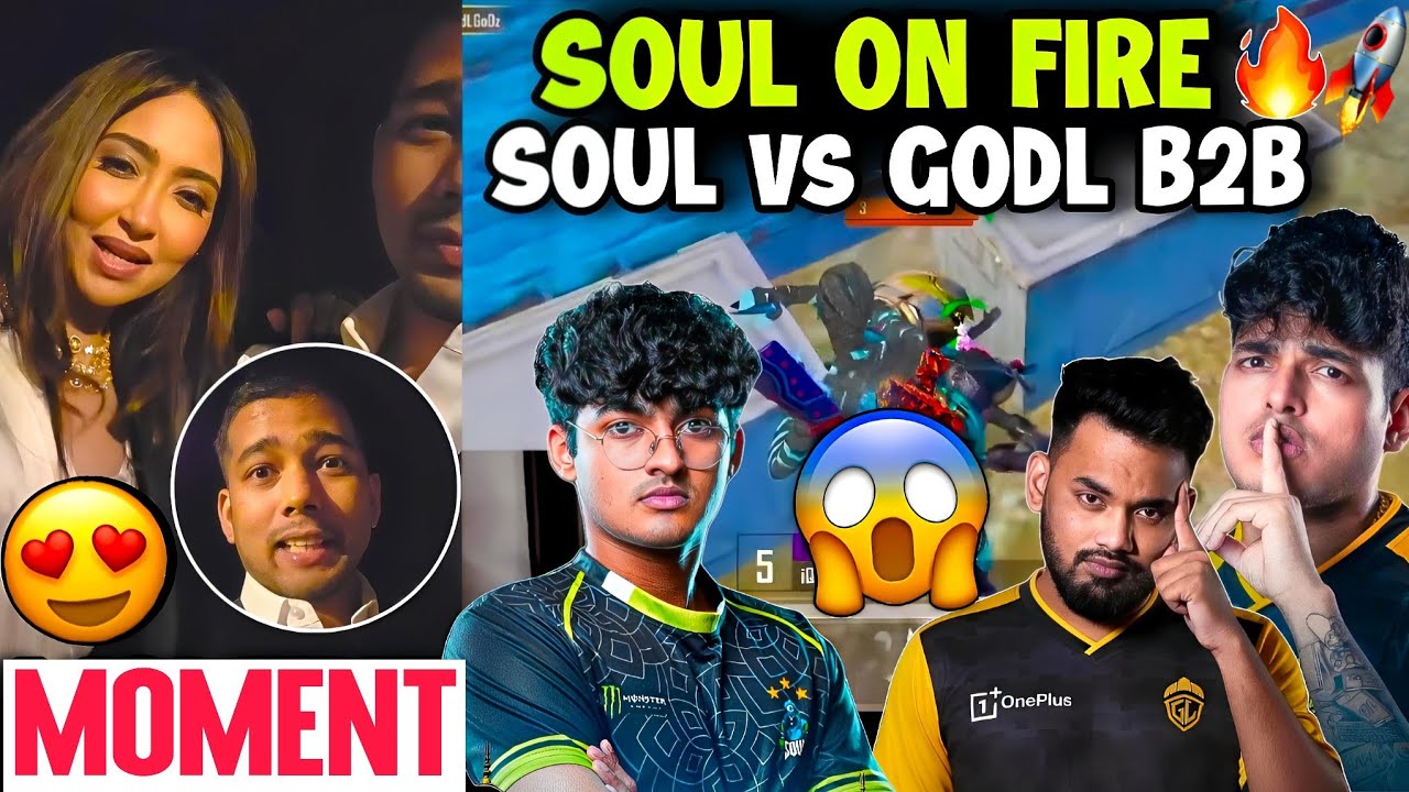 SOUL vs GODL 2v4 DropFight🚀😱 Joker Brutal🔪 Legit 1v3 GodL🥶 SOUL 18K Domination🔥 Scout Kaashvi😂