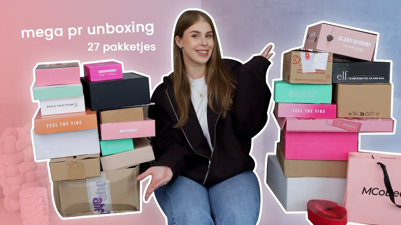27 PR pakketjes uitpakken + win een eigen PR pakket 📦🩷