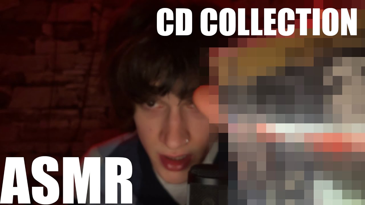 ASMR showing you my CD collection