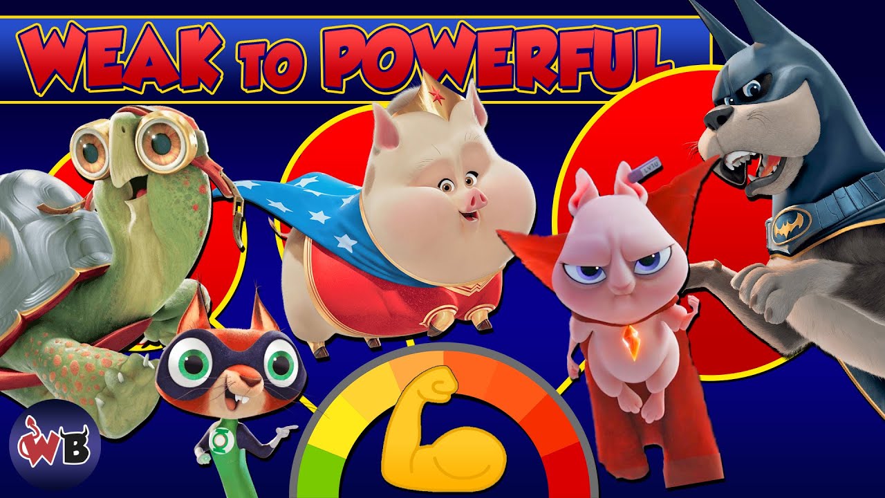 DC League of SUPER PET: Weak to Powerful 💪🐕🐖🐿️🐢