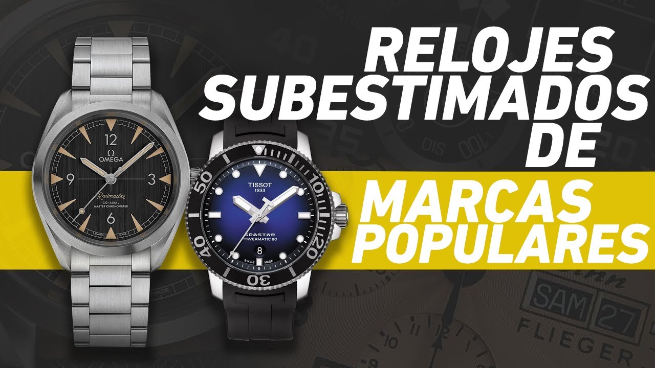 Relojes subestimados de marcas populares Parte 2 (Tissot, Omega, Sinn, Zenith y más)