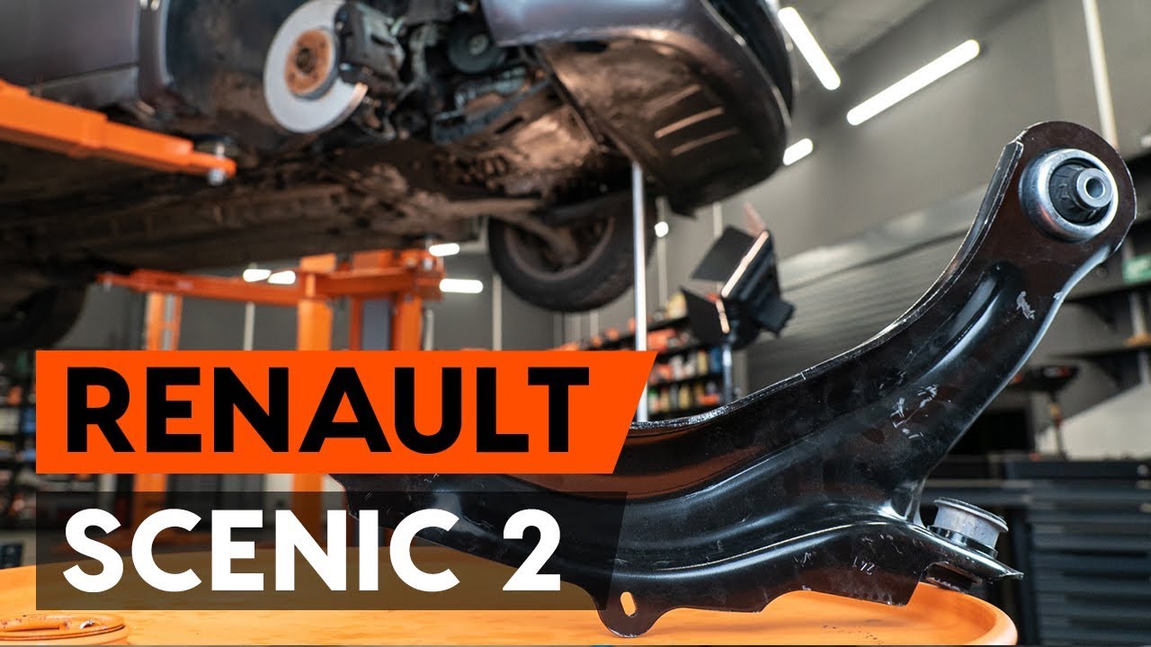 Como substituir a braço de suspensão dianteira no RENAULT SCENIC 2 (JM) [TUTORIAL AUTODOC]