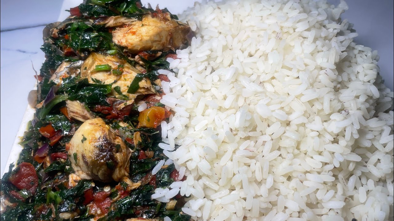 How To Make vegetable Sauce For Rice,yam And Other side dishes / Nigerian food 