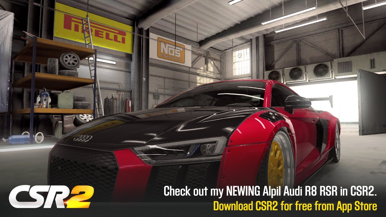 【CSR2】NEWING Alpil R8 RSR, shift & tune for 7.949