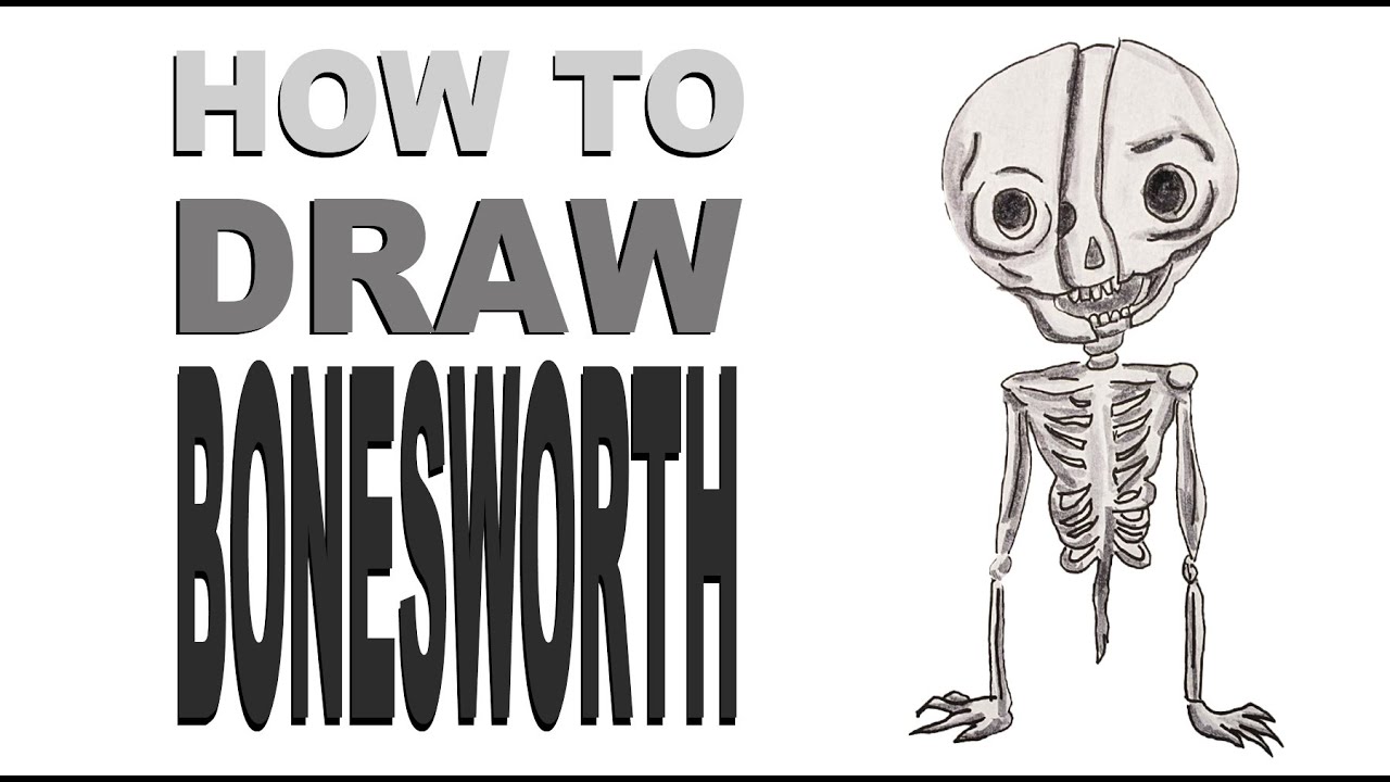 How to draw Bonesworth (Trevor Henderson)