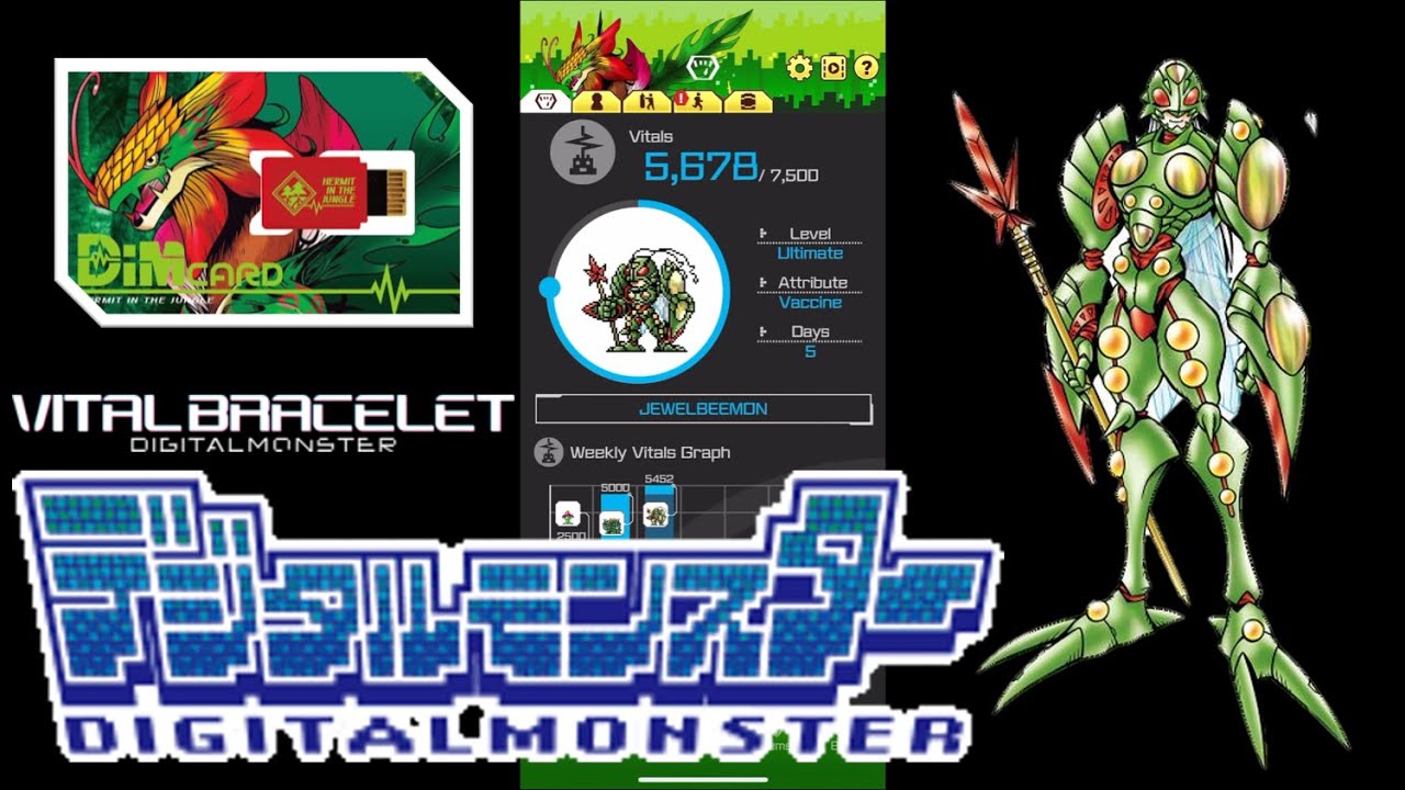 Digimon Vital Bracelet Lab - Journal Log #71.4 Jewelbeemon