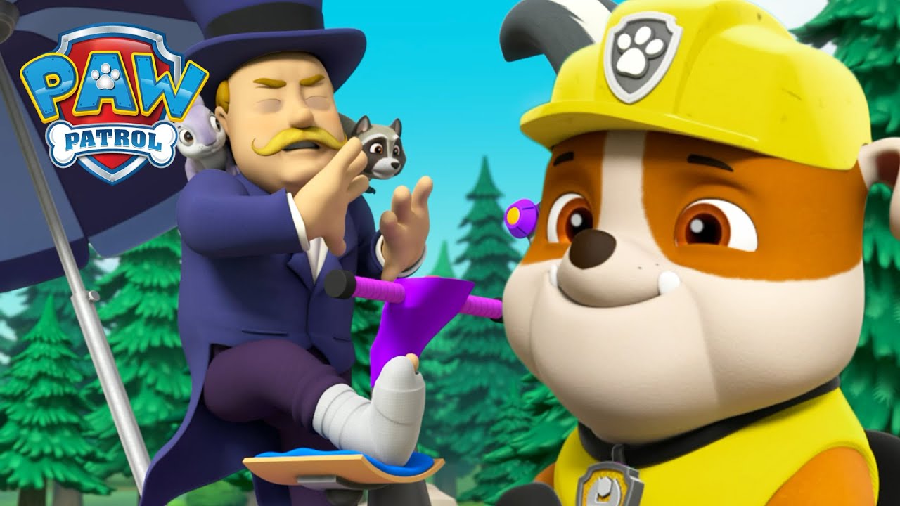 Pups save Humdinger on his out of control scooter and more! PAW Patrol Cartoons for Kids Compilation