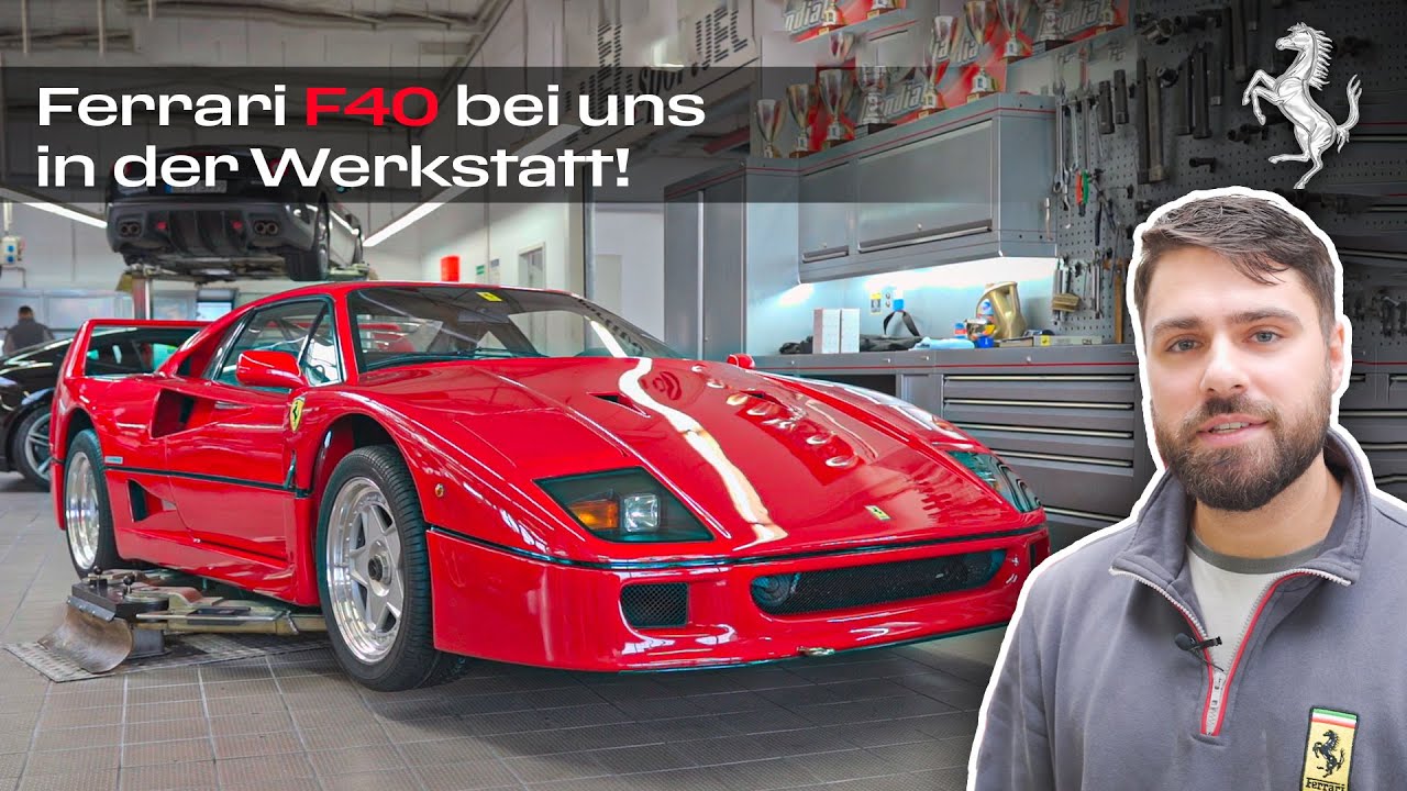 Ferrari F40 bei uns in der Werkstatt! | Ferrari Düsseldorf