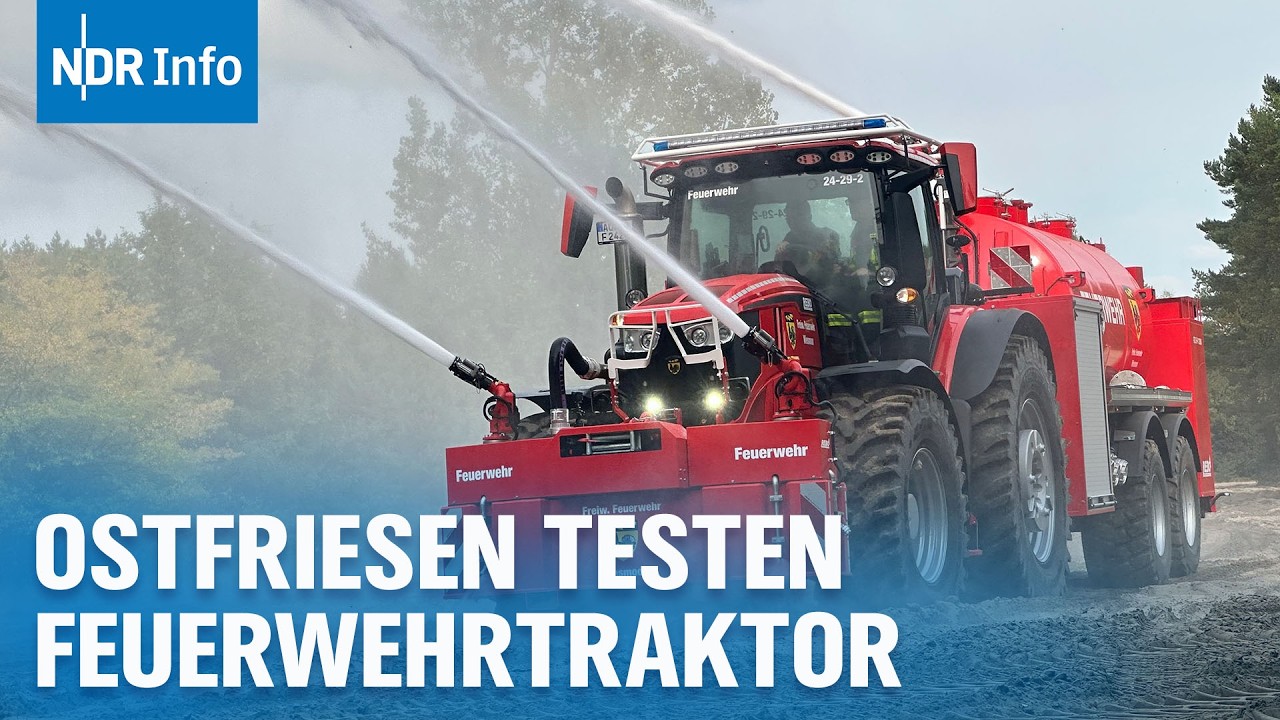 Der Feuerwehrtraktor für den Katastrophenschutz - ein Unikum | NDR Info