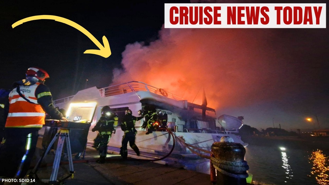 Cruise Passengers Evacuated After Fire Breaks Out on Ship
