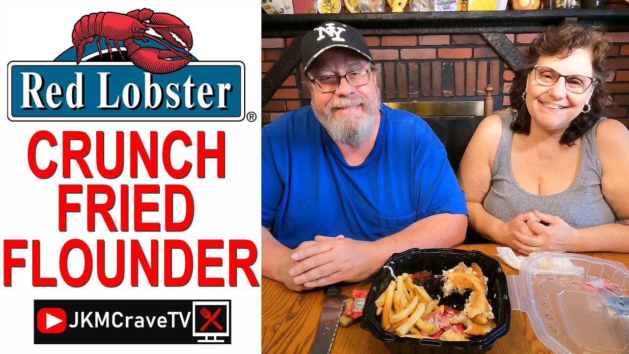 Red Lobster&reg; | **NEW** CRUNCH-FRIED FLOUNDER SANDWICH | Taste Test & Review | JKMCraveTV