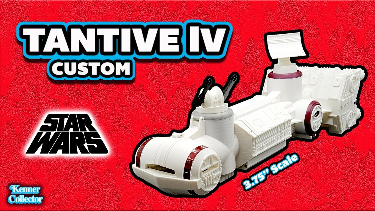 Custom Kenner Star Wars Tantive lV Rebel Blockade Runner Spaceship!