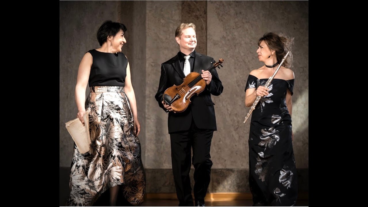 J.J.Rösler Serenade for piano, flute, viola ALLEGRETTO Trio Lobkowitz Wien Hase Bauerstatter Gelleva