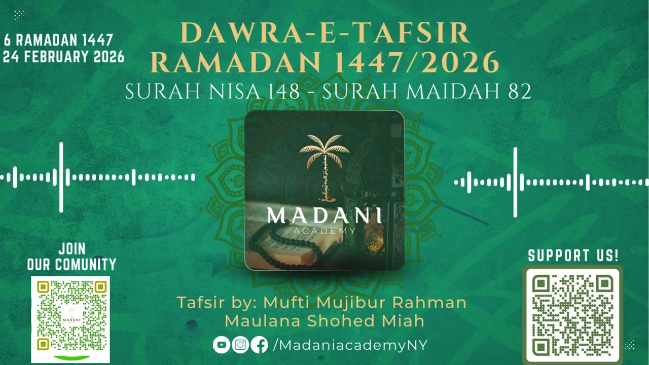 Dawra-e-Tafsir Night 6 | Surah Nisa Ayaat 148 - Surah Maidah 82