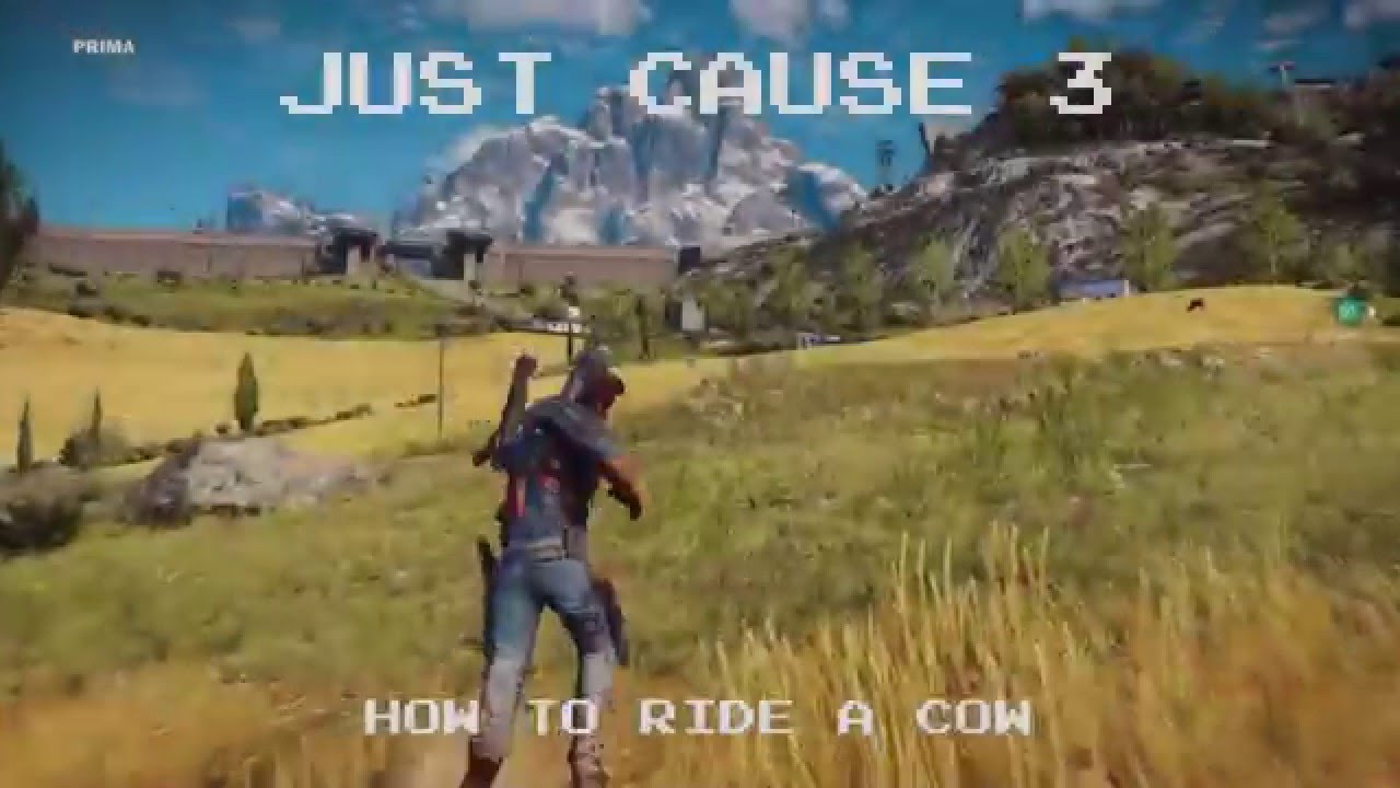 Just Cause 3 - How To Ride A Cow