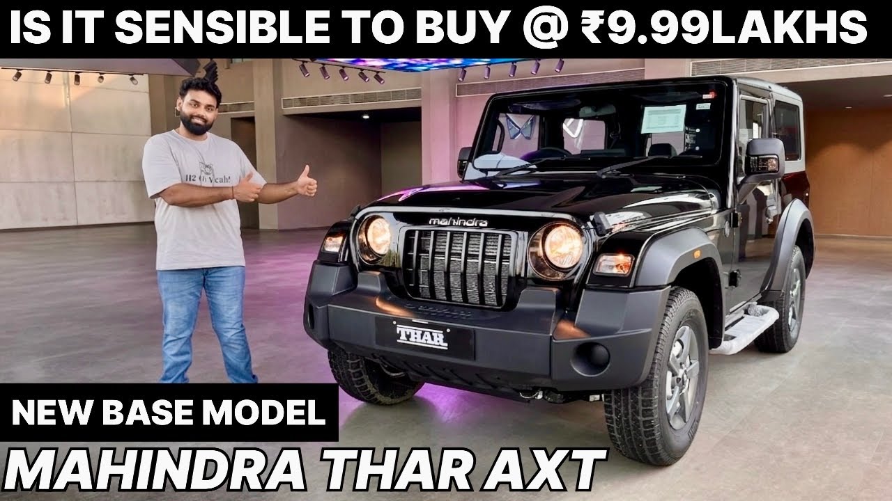 2026 Mahindra Thar AXT RWD | Detailed Review | Kyun Le Thar Base Model? |
