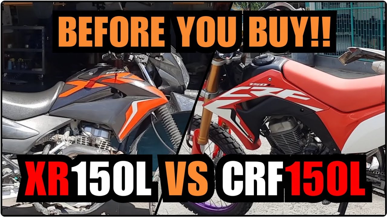 HONDA XR150L против CRF150L — какой 150-кубовый мотоцикл DUALSPORT Commuter лучше всего подойдет ...