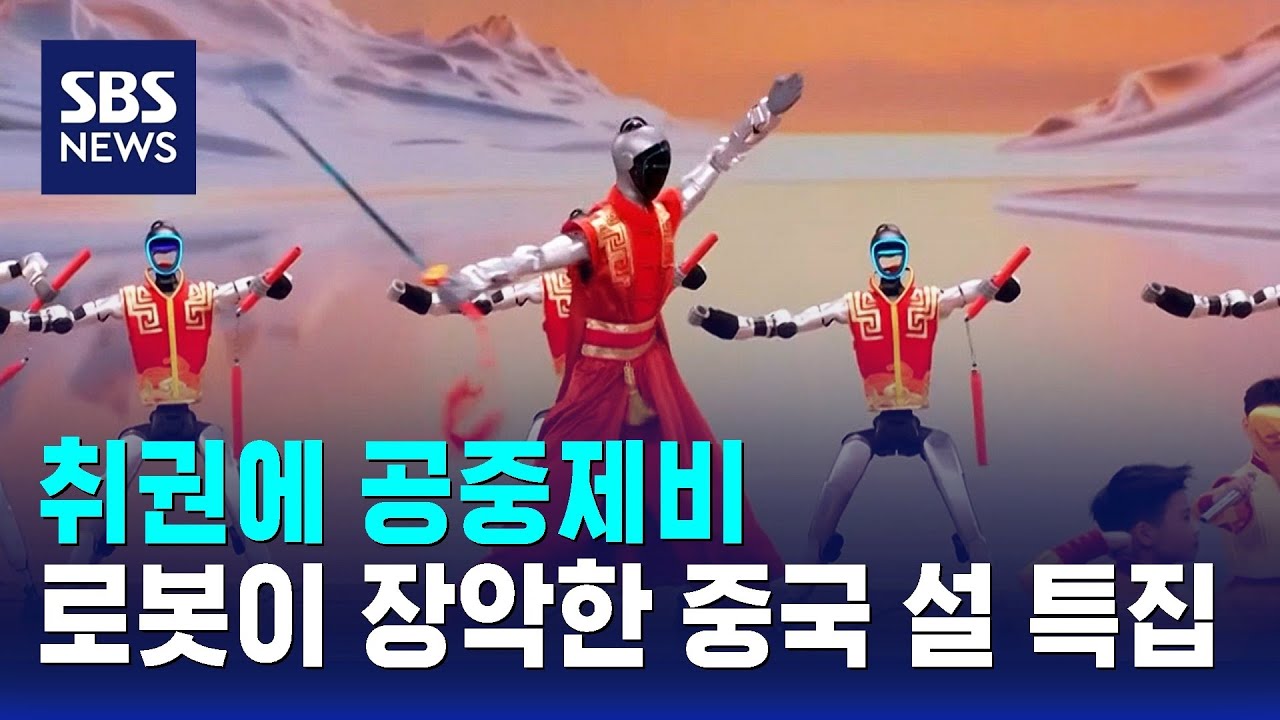 취권에 공중제비…로봇이 장악한 중국 설 특집 / SBS