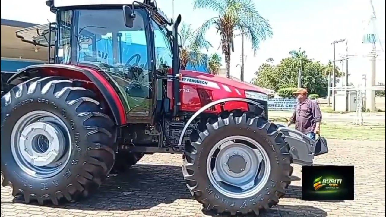 Dois Irmãos do Buriti recebe trator recursos federais para fortalecer a agricultura familiar