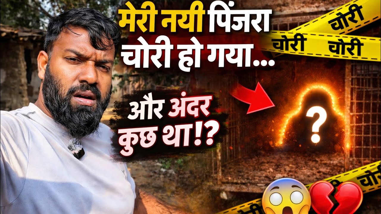 Kisi ne mera naya pinjra chura liya… aur uske andar kuch tha 😳🔥#mysteryvlog 