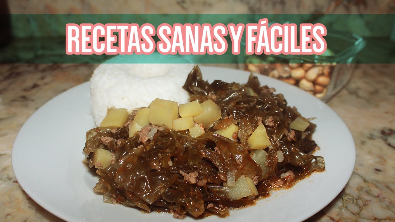 Guiso de cochayuyo. Rápido, fácil y saludable. Nivel principiante