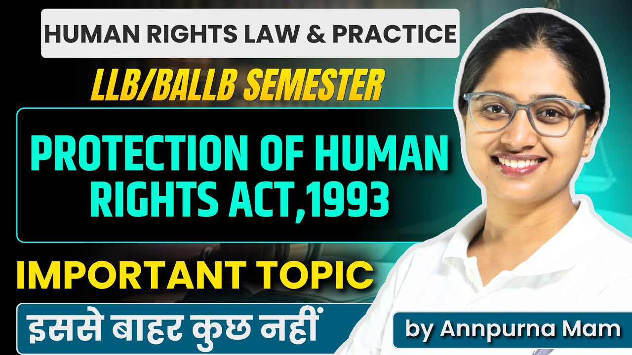 Protection of Human Rights Act 1993 | Human Rights Law & Practice | Important Topic | Paper|Question