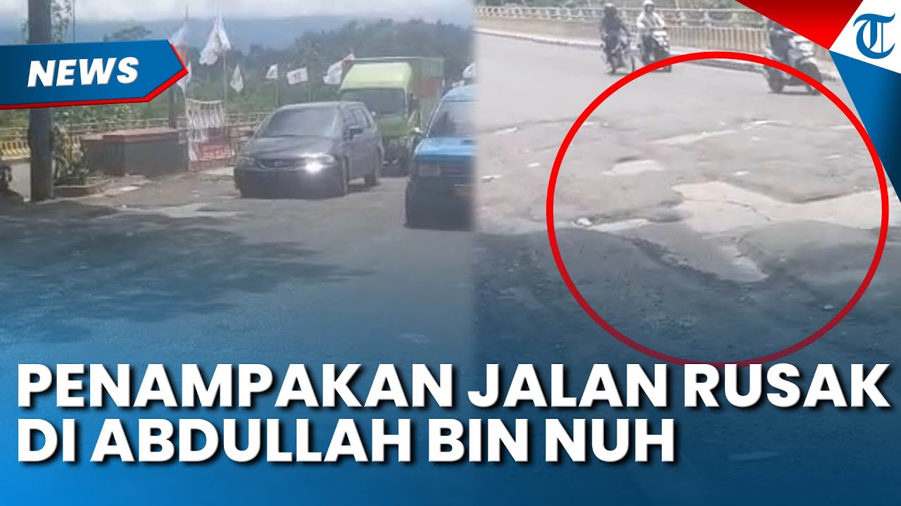 BEGINI PENAMPAKAN Jalan Rusak dan Bergelombang di Abdullah bin Nuh Kota Bogor