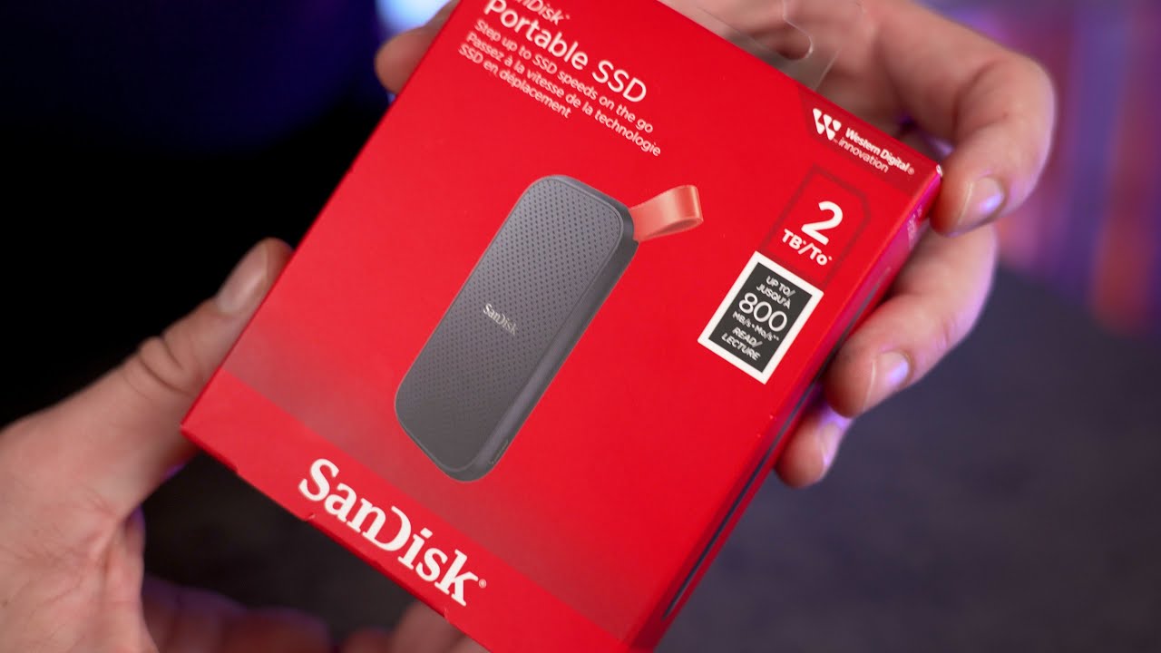 SanDisk 2TB Portable SSD Unboxing and Real Life Test
