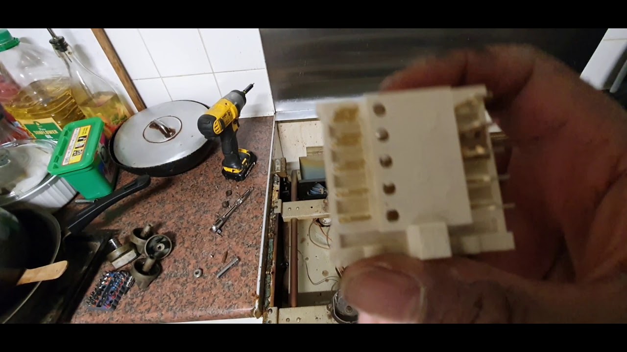 how to fix a faulty cooker selection switch on a Kenwood range oven part two CK405