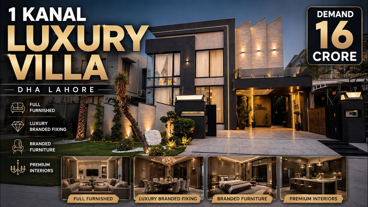 1 Kanal Ultra Luxury House For Sale in DHA Lahore | Billionaire Lifestyle