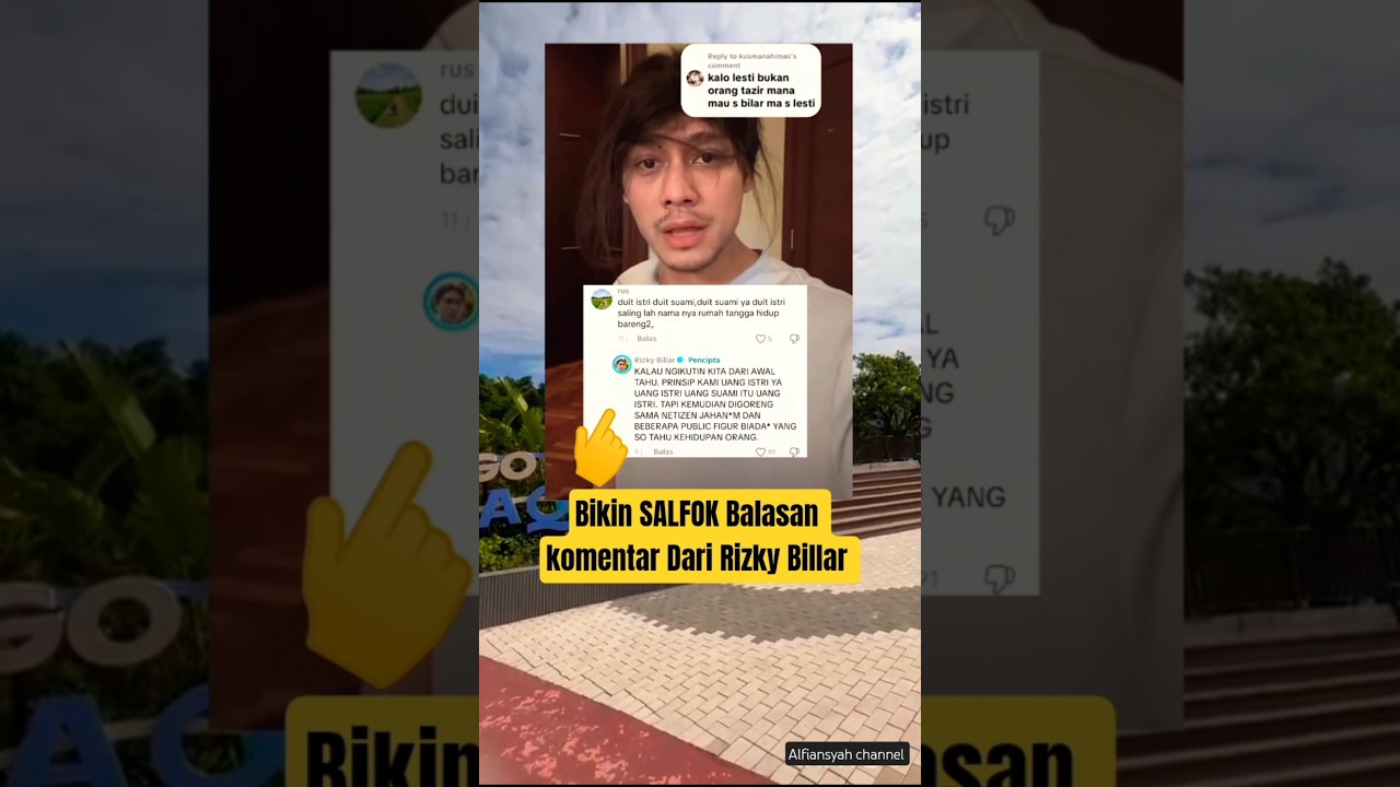 SALFOK Jawaban Komentar Rizky Billar #rizkybillardanlesti #rizkybillar #rizkybillardanlestikejora