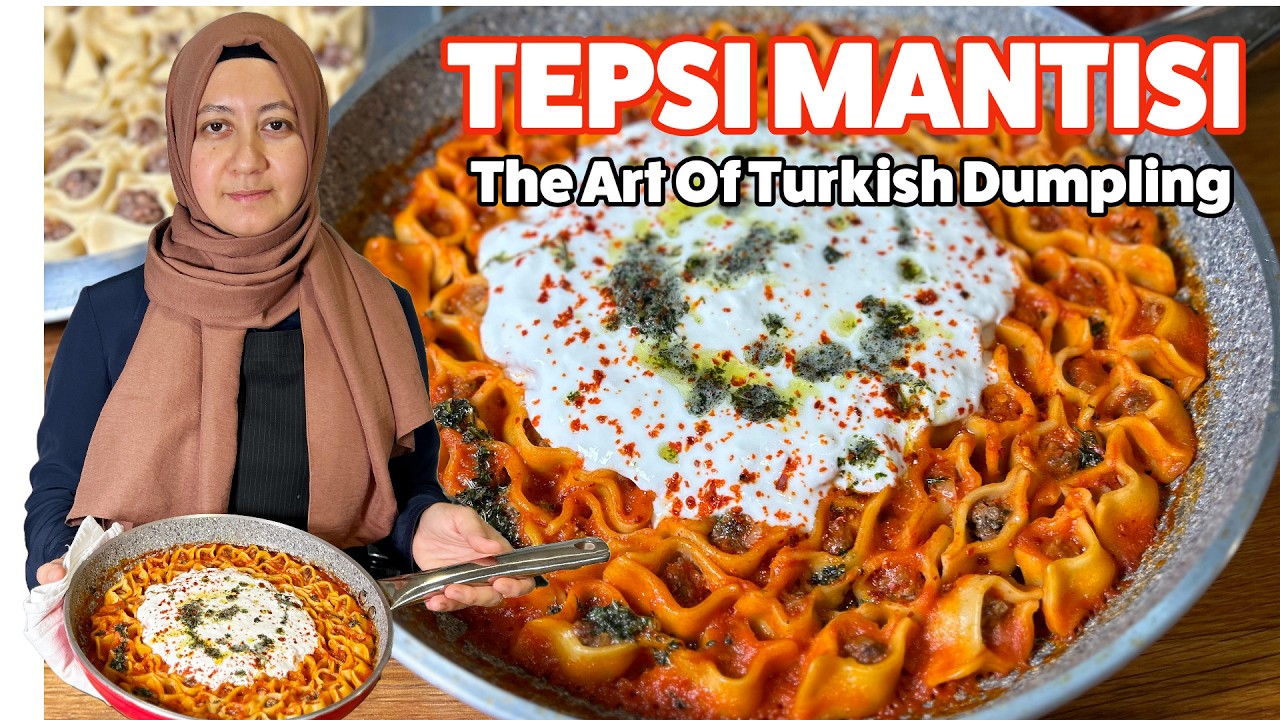 Турецкие Тепси Манти! Искусство турецких пельменей