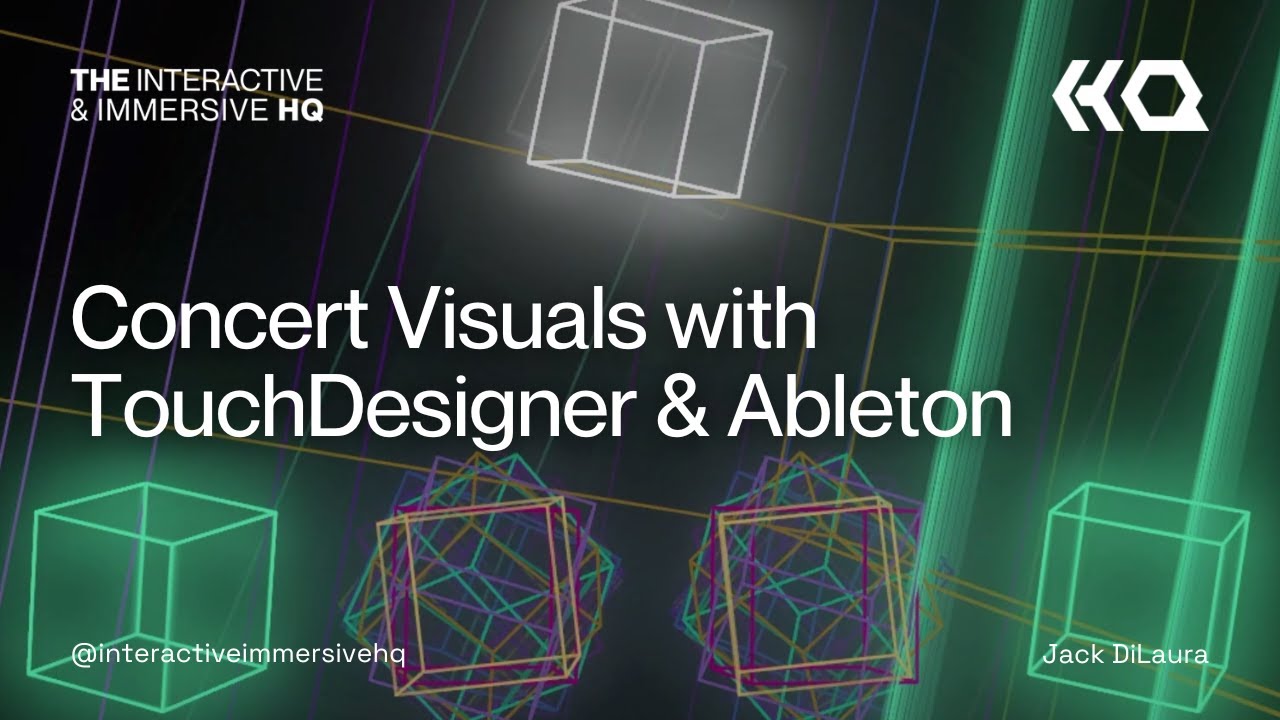 Concert Visuals with TouchDesigner & Ableton - TouchDesigner Tutorial 219
