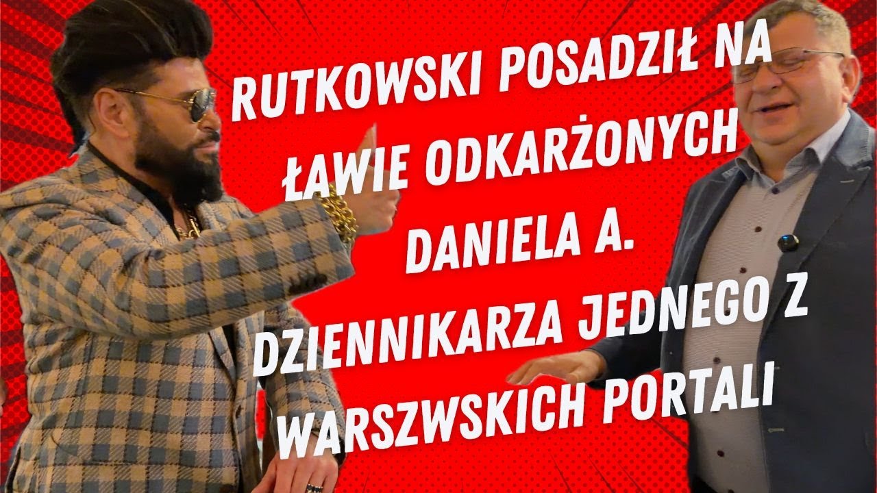 Rutkowski posadził dziennikarza na ławie oskarżonych.