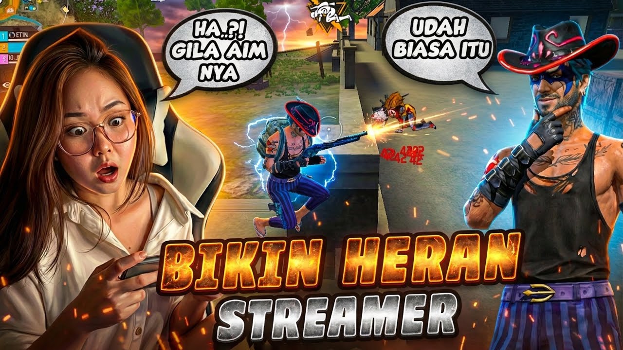 Prank Streamer Mantan Pro Player Ladies Sampai Bikin Dia Heran Lihat Aim Gua