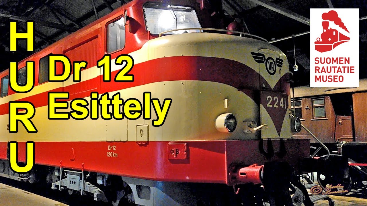 Museo dieselveturi Dr12 esittely, Rautatiemuseo / Finnish museumdiesel locomotive Dr12 presentation.