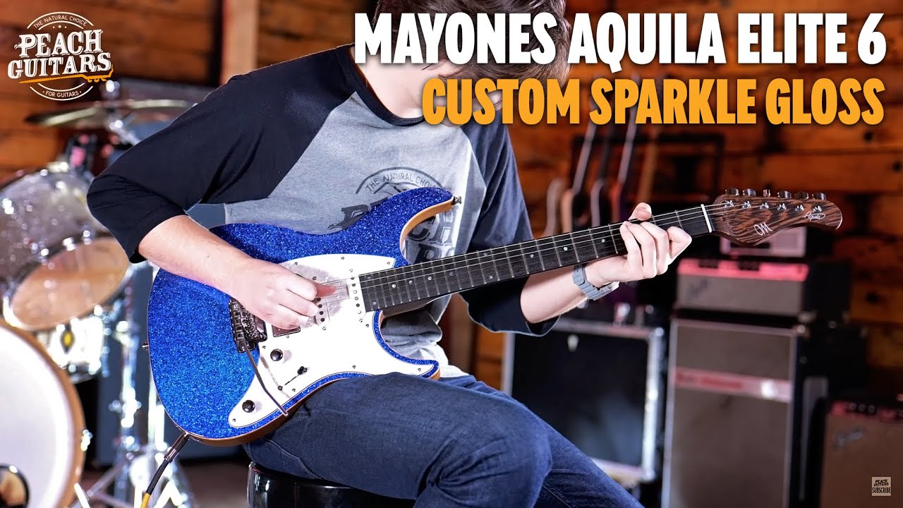 No Talking...Just Tones | Mayones Aquila Elite 6 Custom Sparkle Gloss