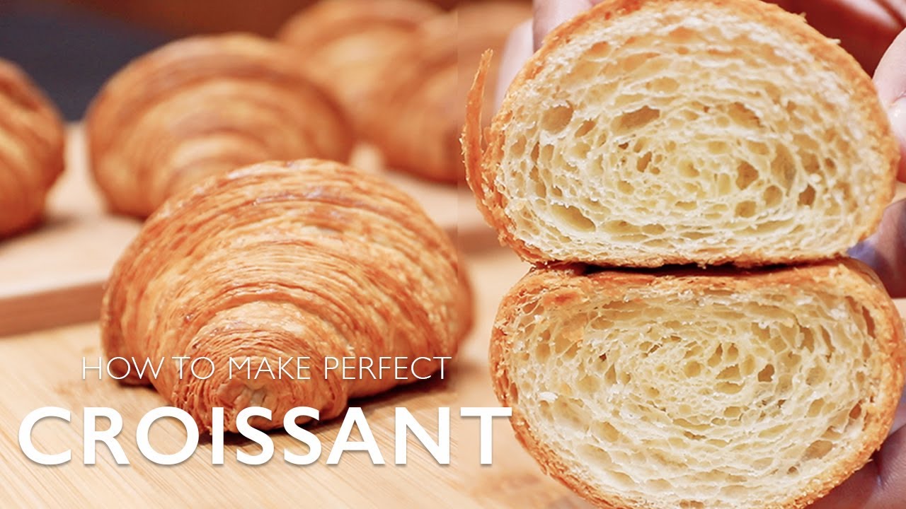 🥐 How to make perfect CROISSANT at home 🥐 (by hand) / Real Paris CROISSANT / Viennoiserie / 크로와상 만들기