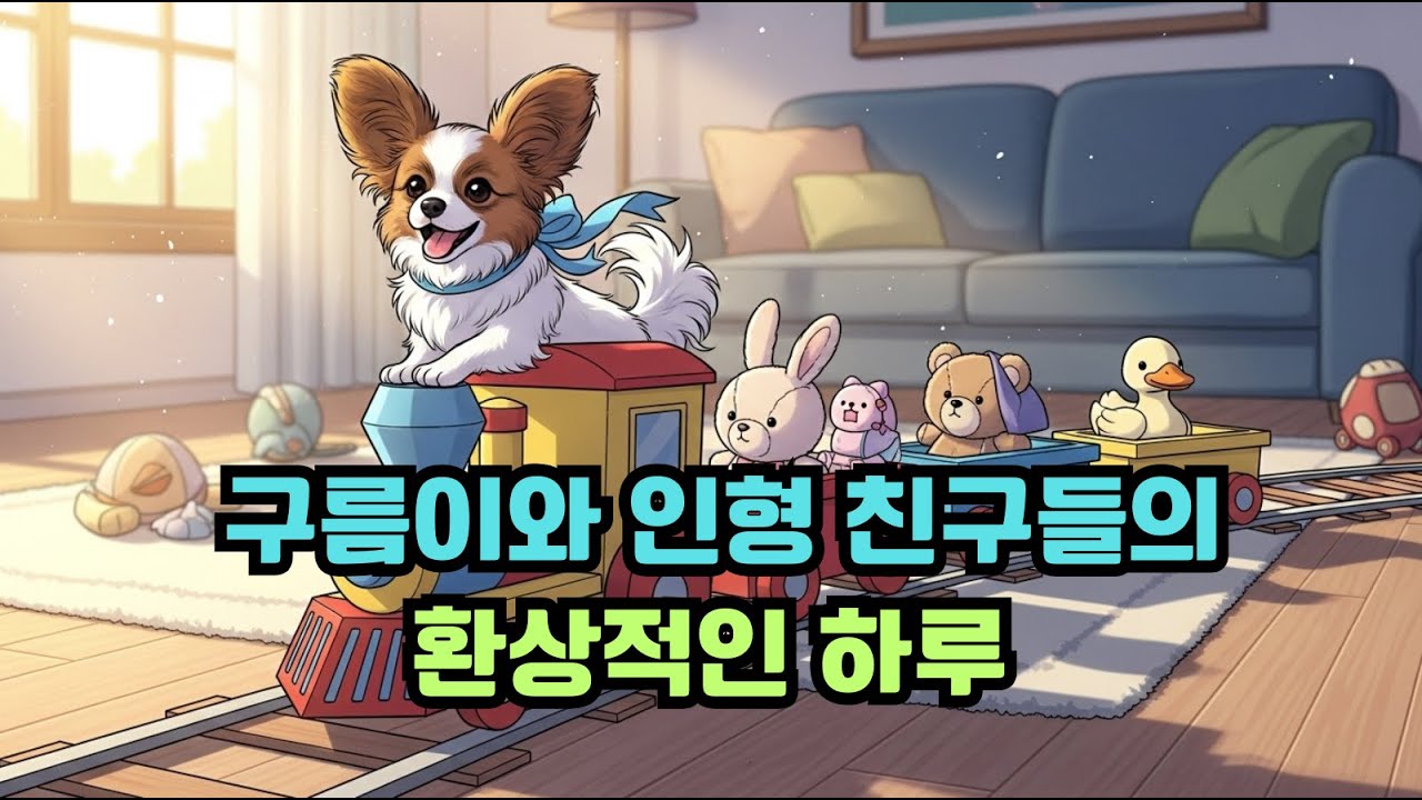 구름이와 인형 친구들의 환상적인 하루