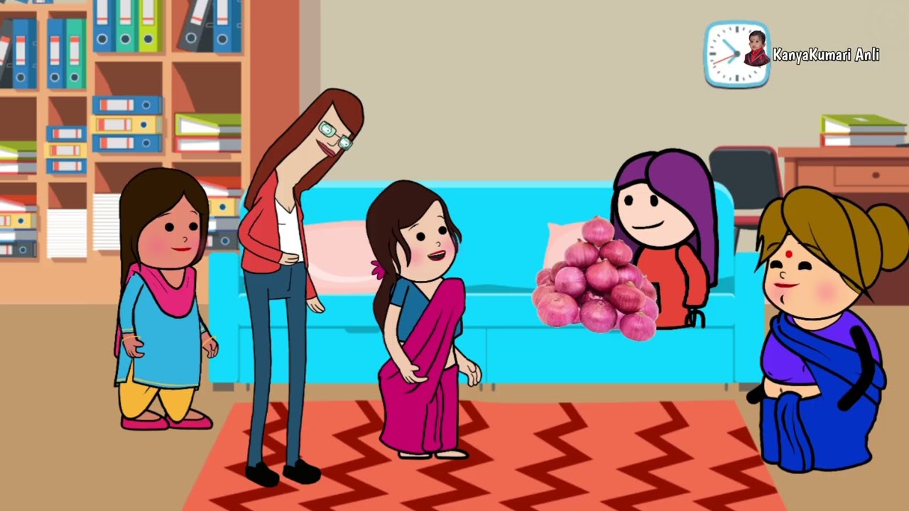 நீ என் பொண்டாட்டி நான் உன் புருஷன் kanyakumarislang funny videos kumari comedy cartoon story tamil 
