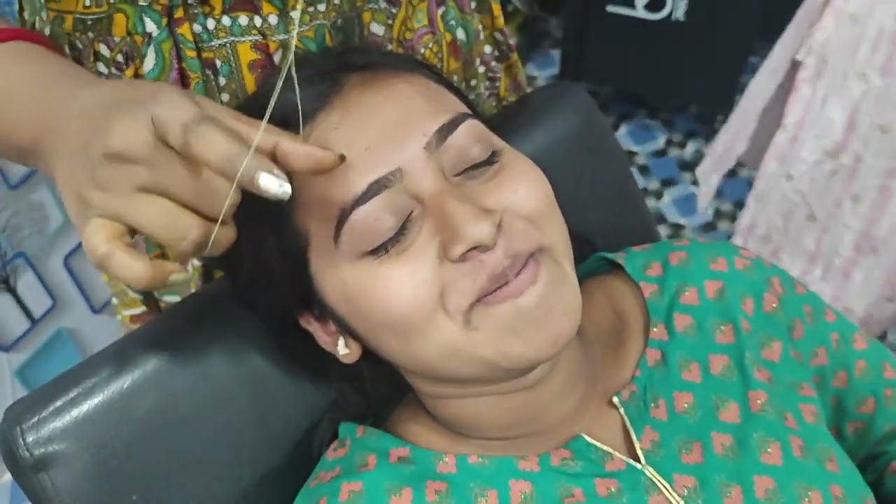 Upper Lip Threading For Girl | Threading Upper Lip 🔚