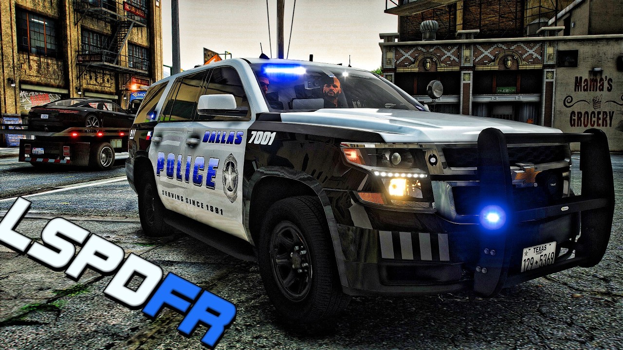 Dallas PD Takes Over the City! 🚔 Slicktop Tahoe Sunday Patrol | GTA 5 LSPDFR Mods