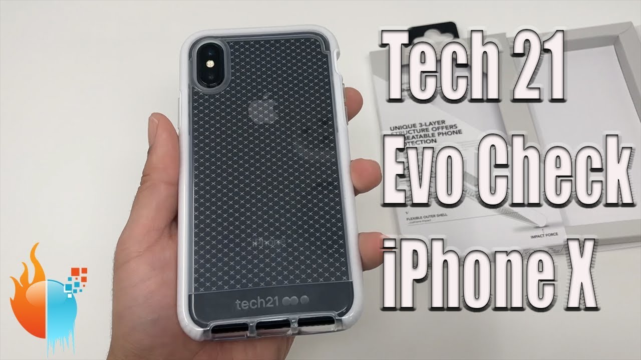 iPhone X Tech 21 Evo Check Case Clear/White Review | Flex Shock