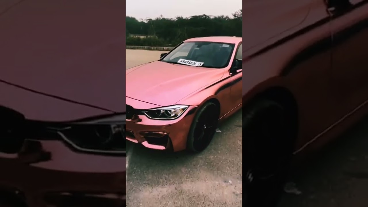 Rose Gold Chrome Wrapped BMW 😍😍#trending #cars #cars #bmw