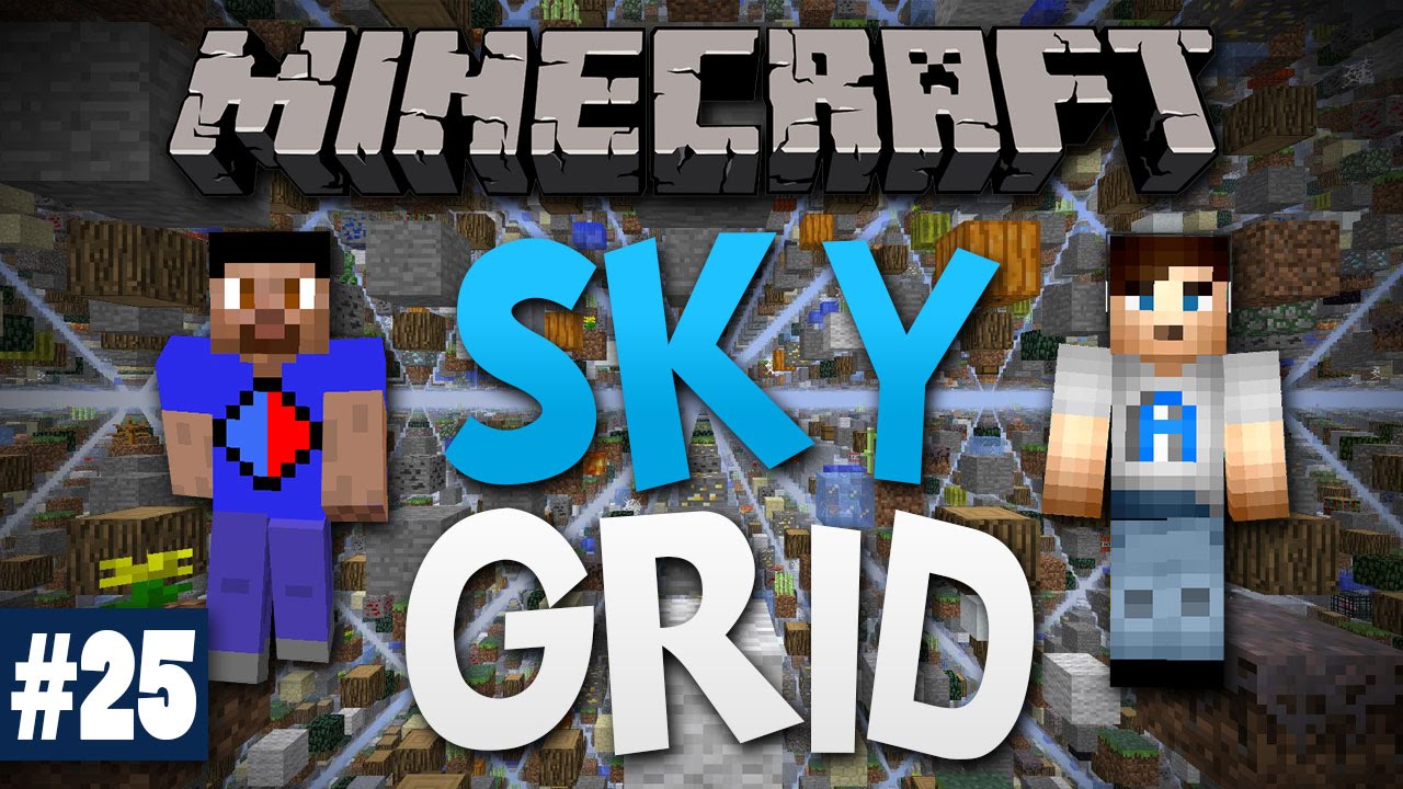 Minecraft SKY GRID #25 with Vikkstar & Ali A (Minecraft Skygrid Survival)