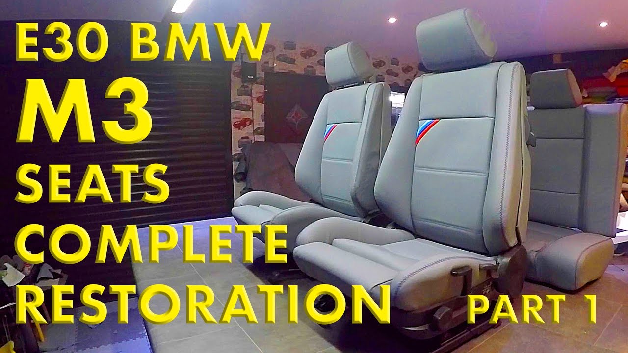 E30 BMW M3 Seat Restoration - Part 1 -  How to strip your seats