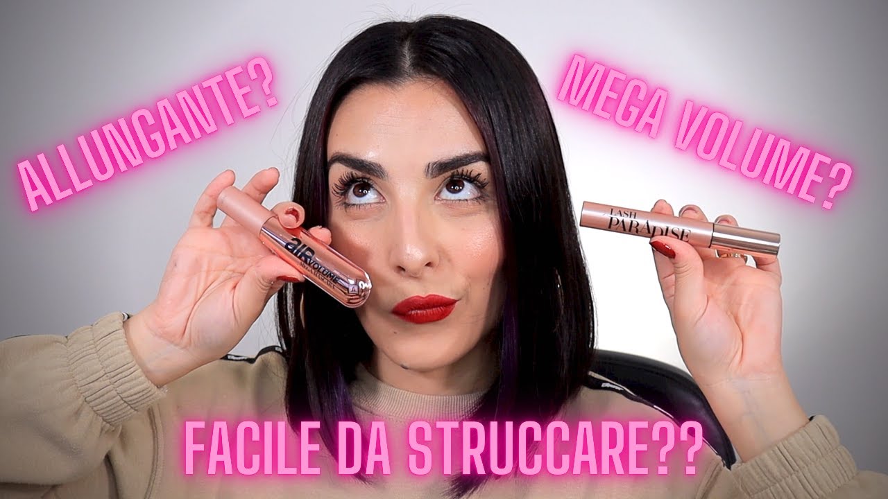 LASH PARADISE vs AIR VOLUME | SFIDA tra MASCARA L'OREAL | AMBRAJESS
