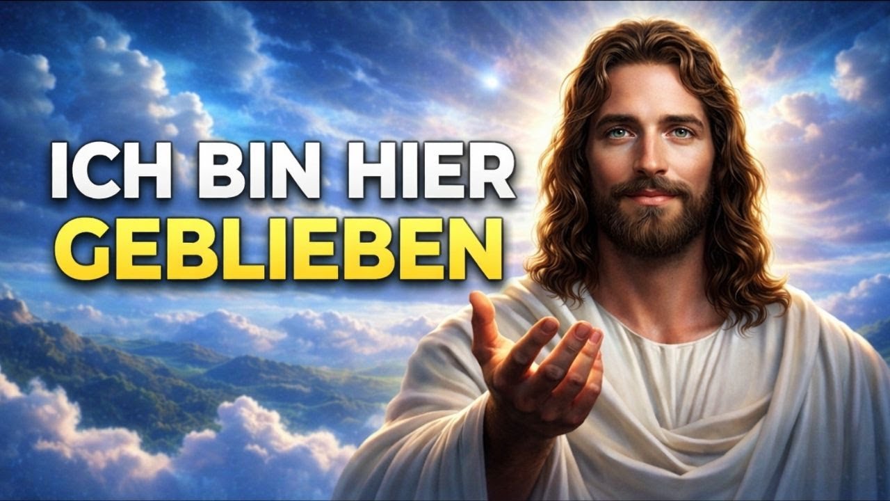 ICH WAR BEI DIR, ALS DU DICH AM EINSAMSTEN GEFÜHLT HAST ! GOTT SPRICHT  !  GOTTES BOTSCHAFT HEUTE !