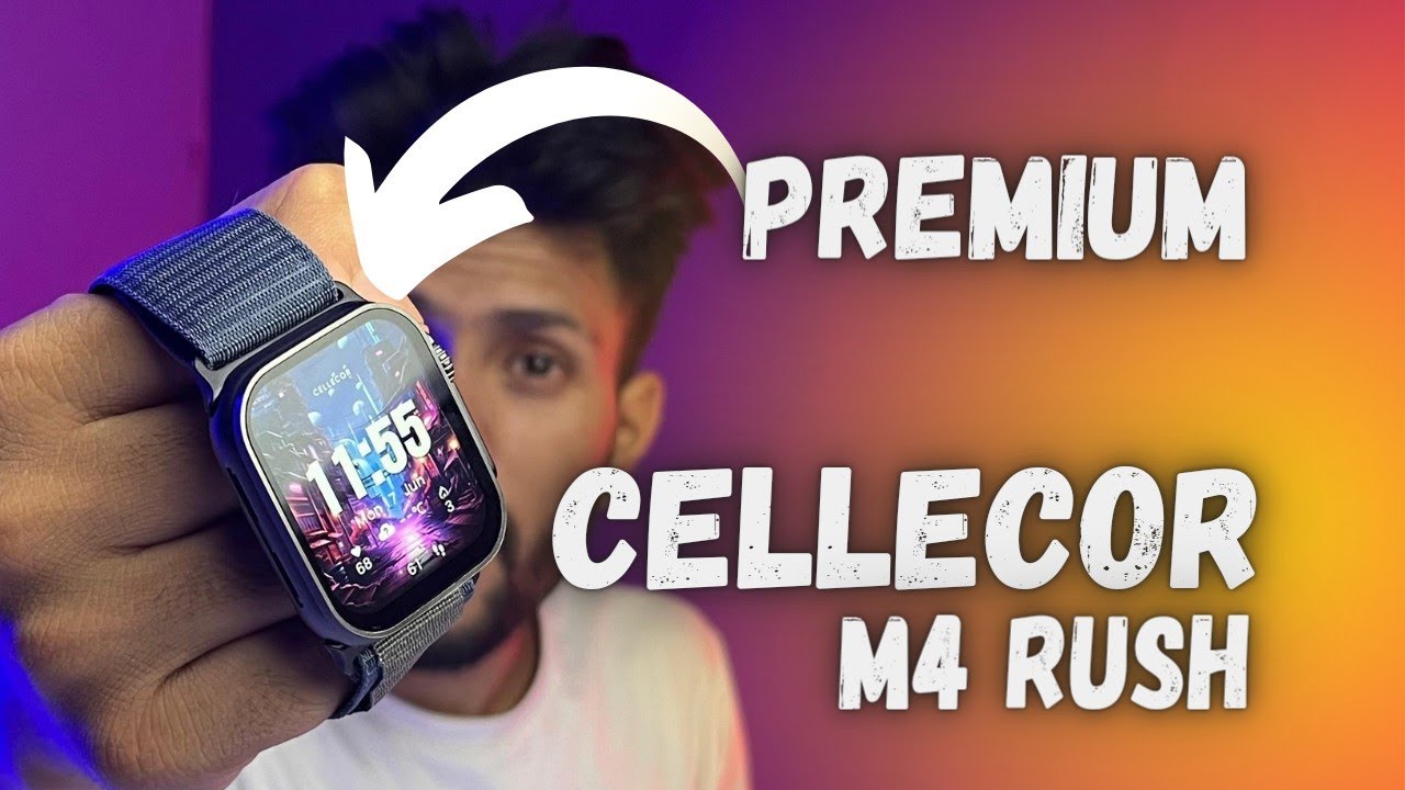 Cellecor M4 Rush SmartWatch with Premium Looks *UNBOXING* & *REVIEW* In Hindi !